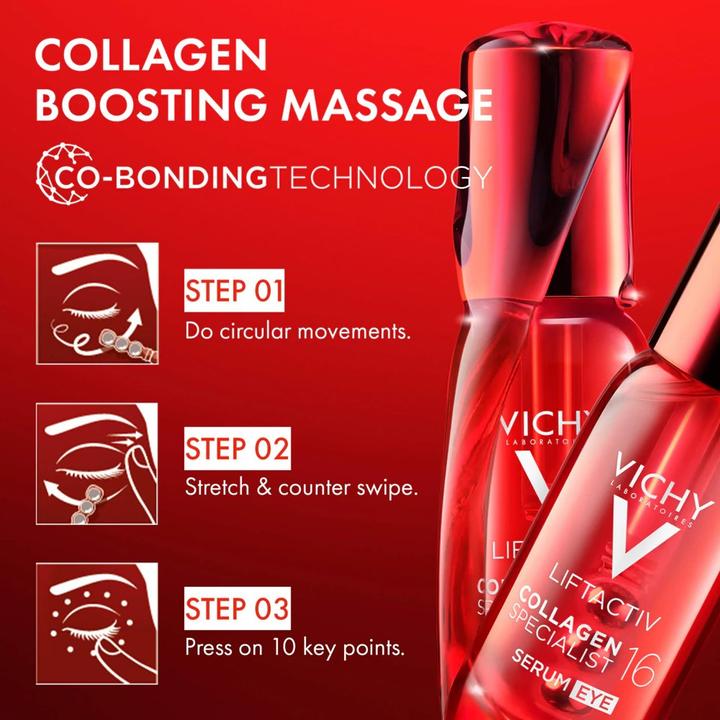 Actual product image Vichy Liftactiv CS 16 Augen Serum 15 ml (Eye care serum, Day, Night, 15 ml)