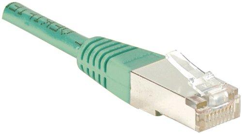 Actual product image Exertis Connect Patch cable F/UTP, CAT.6, green, 1.0 m Patch cable with particularly narrow bend protection (F/UTP, CAT6, 1 m)