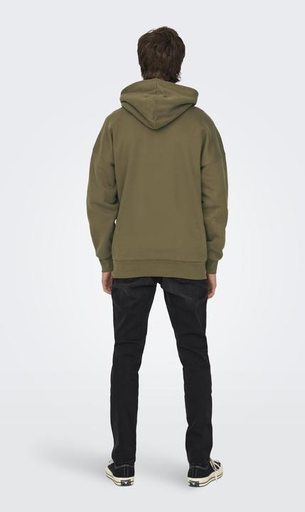 Immagine prodotto Only & Sons Felpa con cappuccio a tinta unita (XL)