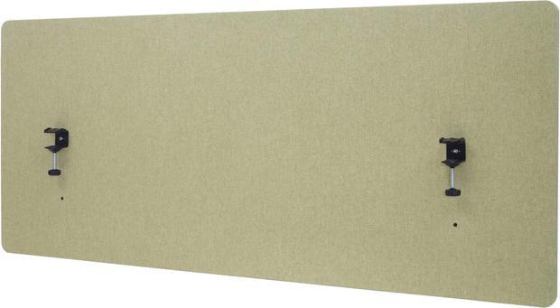 Mendler Cloison acoustique de bureau, écran d'intimité de bureau, double paroi tissu/textile - 140x60cm