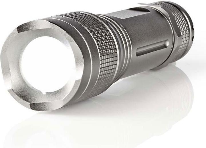Image du produit Nedis Lampe de poche LED, Premium, 330lm - argenté (3.40 cm, 330 lm)