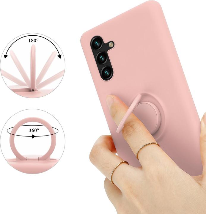 Actual product image Cadorabo TPU Liquid Ring Silicone Case Cover (Samsung Galaxy A13 5G)