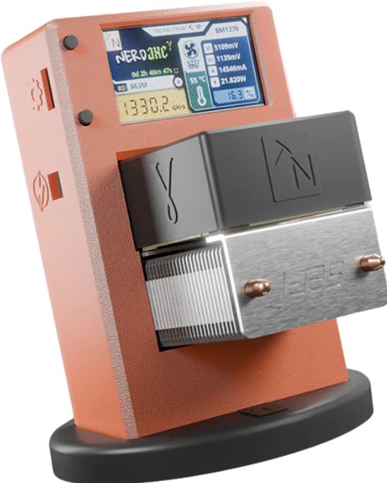 Actual product image Nerdminer NerdAxe Gamma - Orange