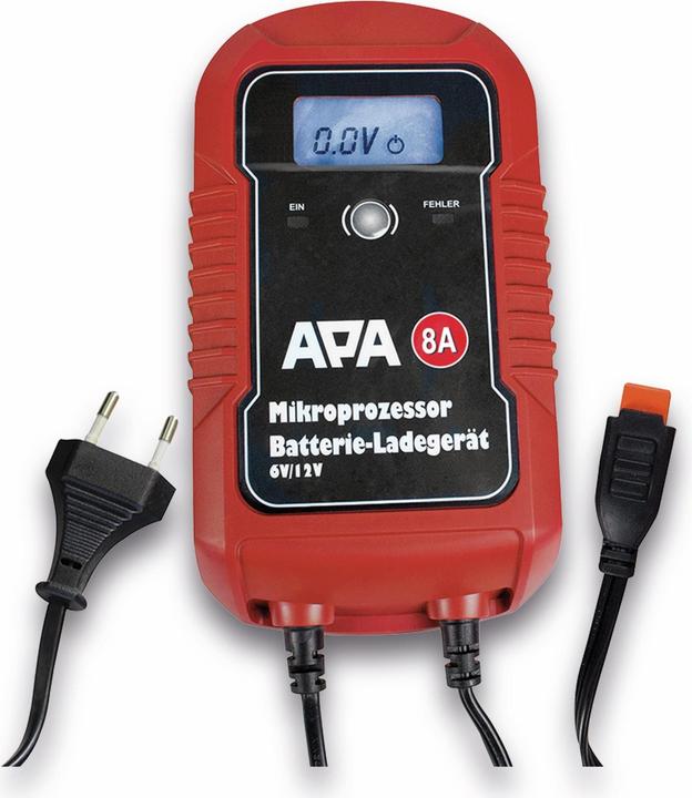 Produktbild APA Mikroprozessor Batterieladegerät (12V, 6V, 8 A)