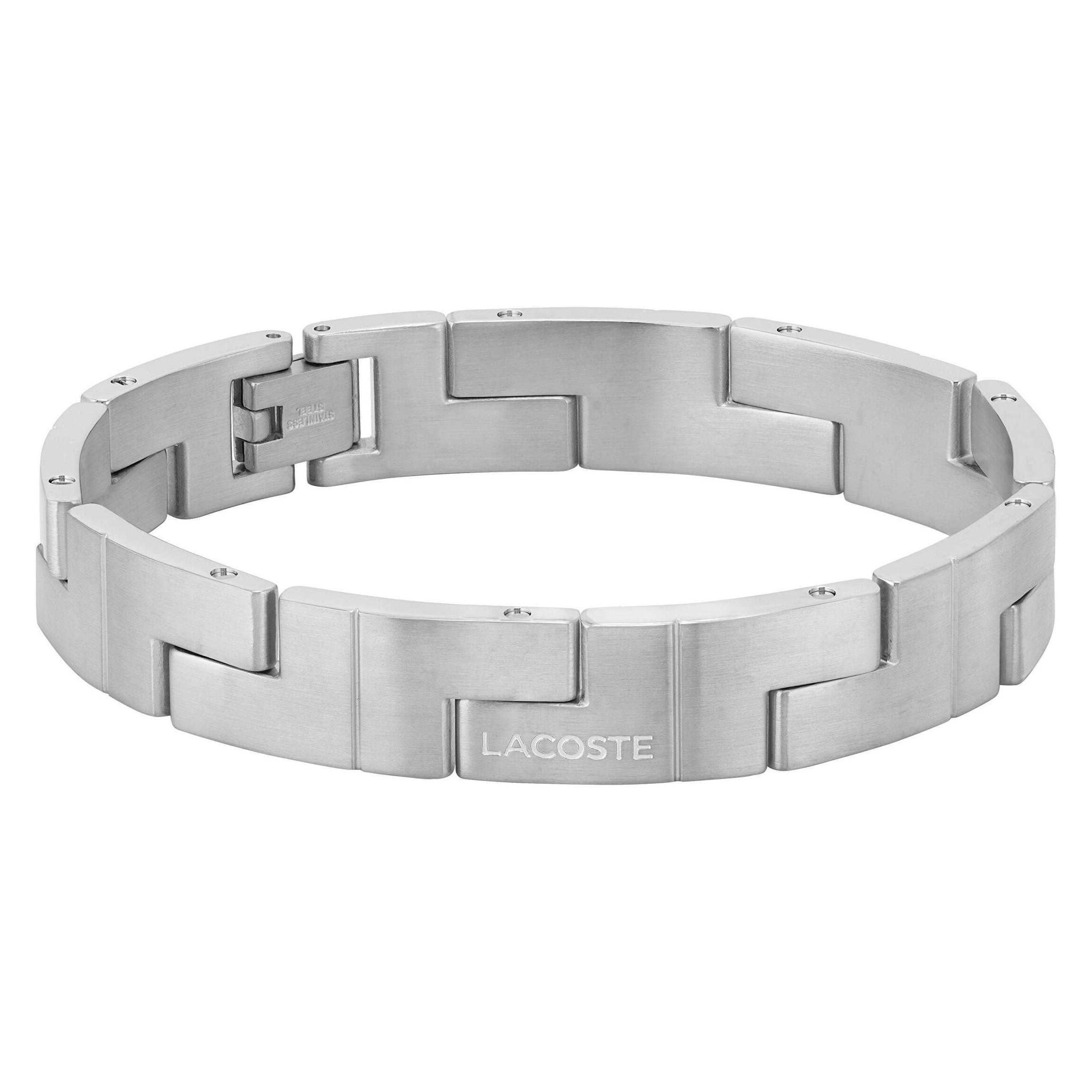Lacoste, Armschmuck, Fashion Steel Bracelet For Men 2040155, (Edelstahl)