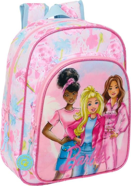 Barbie Schulrucksack Painterly Rosa Himmelsblau 26 x 34 x 11 cm