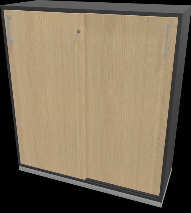Silver grey, Oak decor bleached, Dark grey