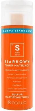 Actual product image Barwa Sulphur Mattifying Tonic 200ml (Face toner, 200 ml)