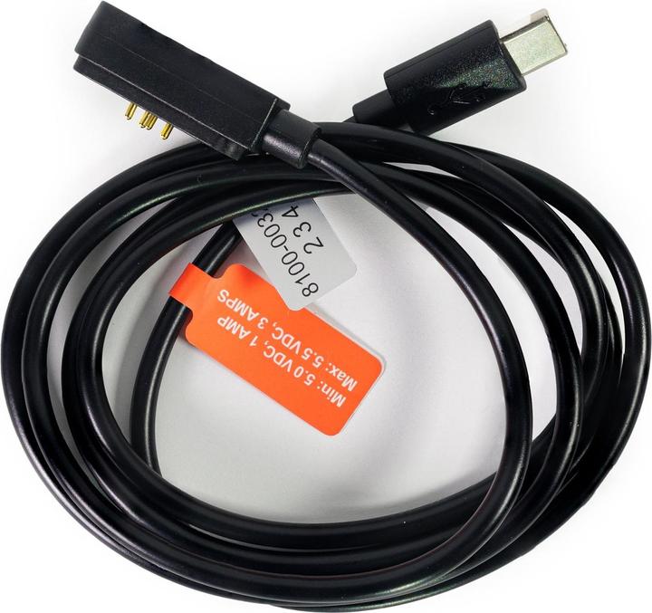 Produktbild Socket Mobile AC4260-3319, Ladekabel, Schwarz, USB C, 4-polig, Gerade, Abgewinkelt (1 m)