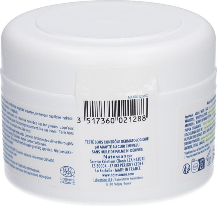 Produktbild Natessance Kräftigende BIO-Haarmaske Rizinus & pflanzliches Keratin - 200ml - (200 ml)