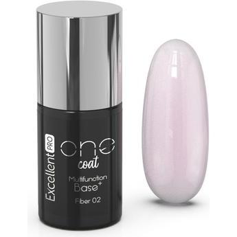 Excellent PRO, Smalto per unghie, One Coat Multifunction Base Fiber Hybrid Base Delicate Pink 7g (Rosa delicato, Base Coat)