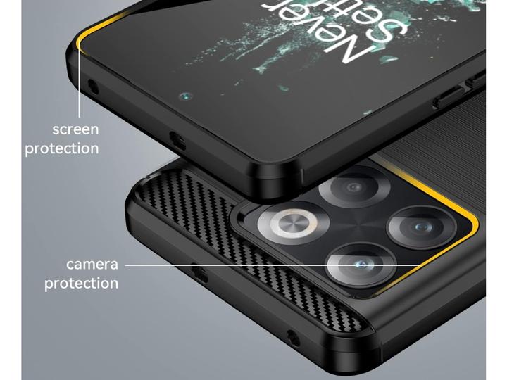 Produktbild Screenguard OnePlus 10T Hülle Carbon Brushed Soft TPU (OnePlus 10T)