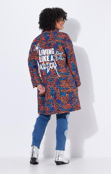 Immagine prodotto Angel of Style Cappotto con colorata stampa leopardata e bottoni automatici