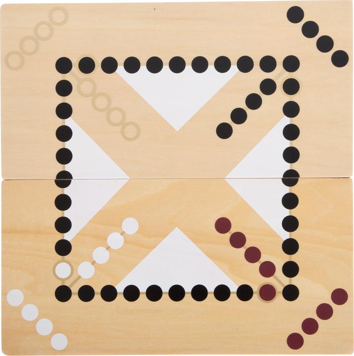 Actual product image small foot Ludo and ladder game "Gold Edition (German)