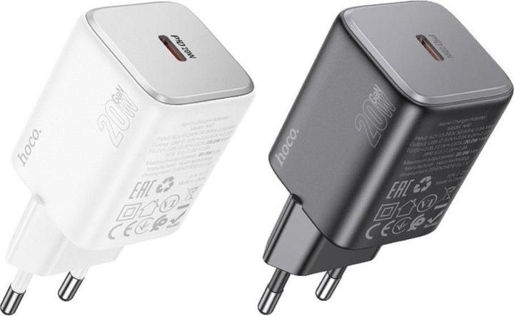 Produktbild Hoco N40, 20W, 3A, 1 x USB-C, schwarz