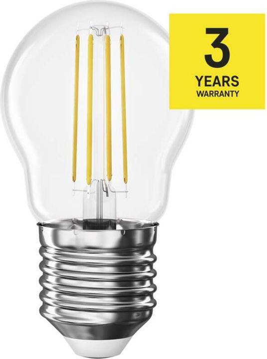 Immagine prodotto Emos Lampada LED a filamento Mini Globe / E27 / 1,8 W (25 W) / 250 lm / Bianco caldo (E27, 250 lm, 1 x)