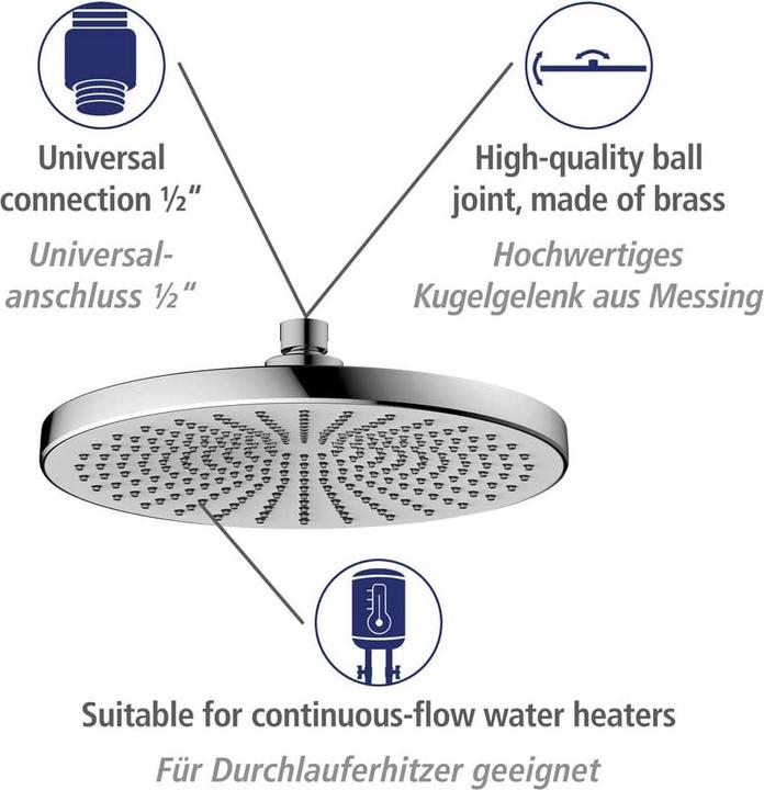 Produktbild Wenko Ultimate Shower (1 Strahlart)