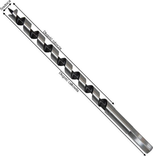 Actual product image Makita D-07521 Spiralinis grąžtas 26x400mm (26 millimetres)