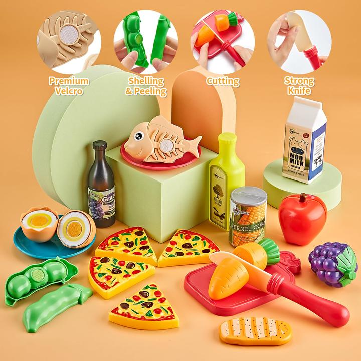 Image du produit Activity Board 52-teiliges Kinderküchenspielset mit Spielfutter