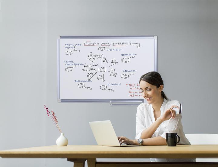 Actual product image Bi-Office Whiteboard New Generation 200.0 x 100.0 cm white enamelled steel (200 x 100 cm)