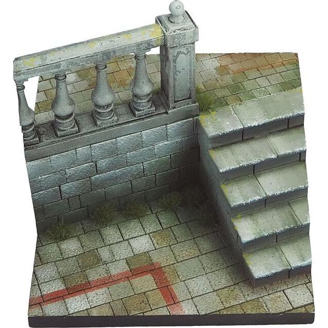 Wittmax Scenics Diorama Bases City Stairs 7x7x6cm