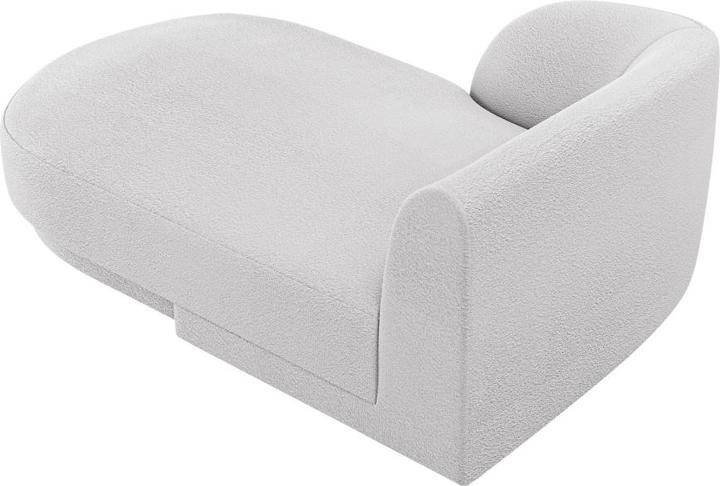 Actual product image Micadoni Boucle Chaise Longue Left, "Miley", 2 Seats, 156x90x70Made in Europe (Recamiere)