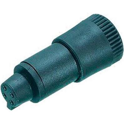 Schubiger Binder Serie 719 5 pole female connector, Elektronikkabel + Stecker