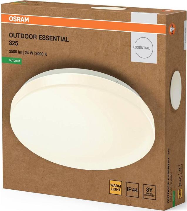 Immagine prodotto Osram HOMELIGHTING Outdoor Essential 325mm 24W 830 White 4099854445361 LED-Aussen (1800 lm, IP44)
