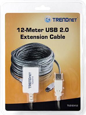 Actual product image Trendnet TU2-EX12 12 metre USB 2.0 extension cable (12 m)