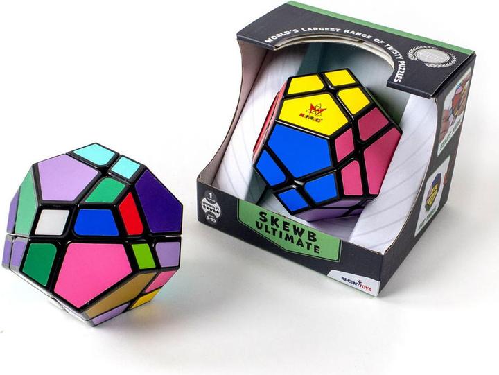 Productafbeelding Recent Toys Skewb Ultimate, d/f vanaf 9 jaar, 1 speler, roterende puzzel, logica-trainer