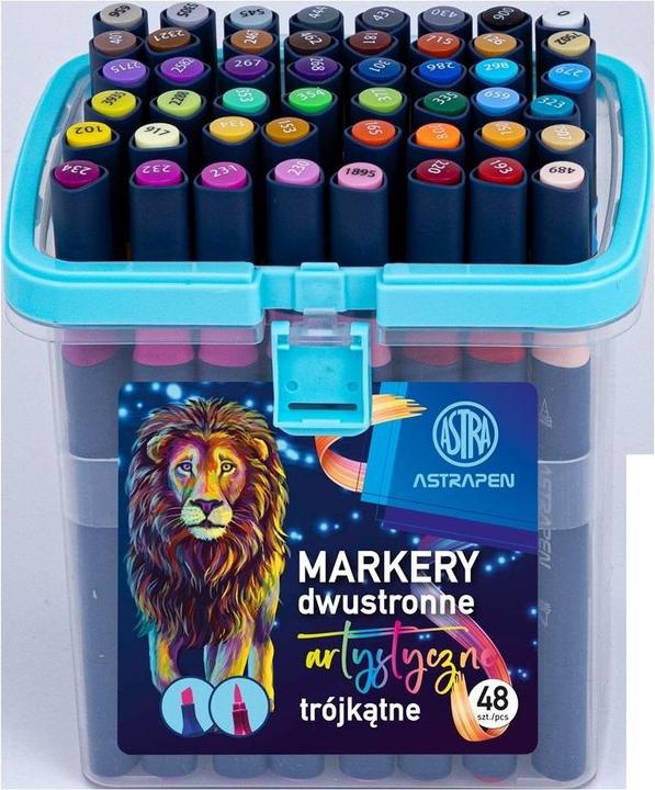 Produktbild Astra Dreieckige doppelseitige Markierer 48 Spalten (48x)