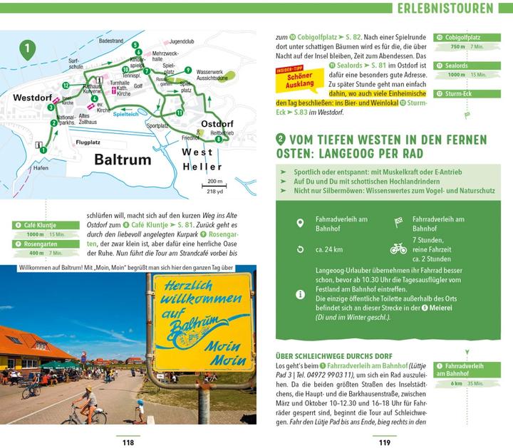 Image du produit Reiseführer Ostfriesische Inseln, Baltrum, Borkum, Juist, Langeoog, Norderney (Allemand, Klaus Bötig, Volker Kühn, 2023)