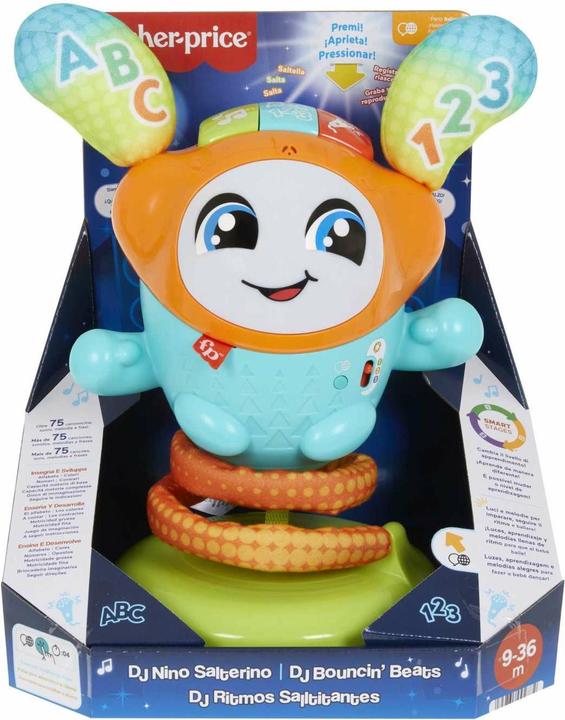 Immagine prodotto Mattel Fisher-Price - DJ Nino Salterino (Inglese, Italiano, Portoghese, Spagnolo)
