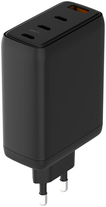 Image du produit Revolt Adaptateur secteur USB-C 120 W, 4 ports, technologie GaN, PD 100 W, noir (120 W)