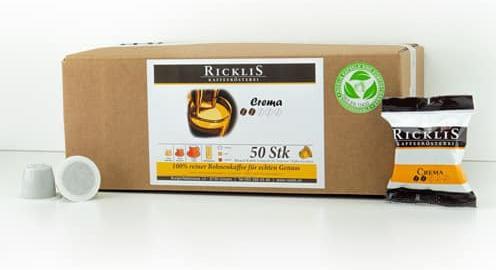 Immagine prodotto RickliS Kaffeerösterei Crema (50 x Porta.)