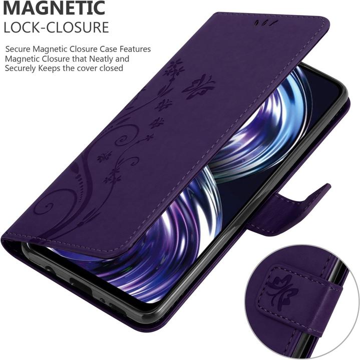 Immagine prodotto Cadorabo Copertina a libro floreale per Realme 8i / Narzo 50 4G (Realme 8i)