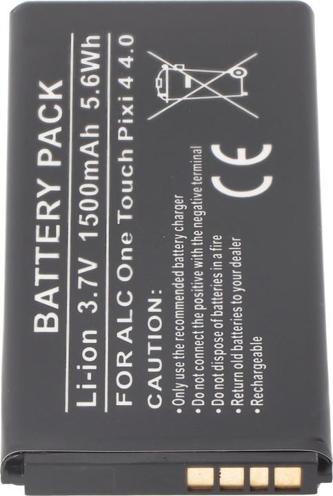 Actual product image CS Cameron Sino Akku Alcatel One Touch Pixi 4 4.0 Akku TLi015M1, TLi015M7, OT-4034