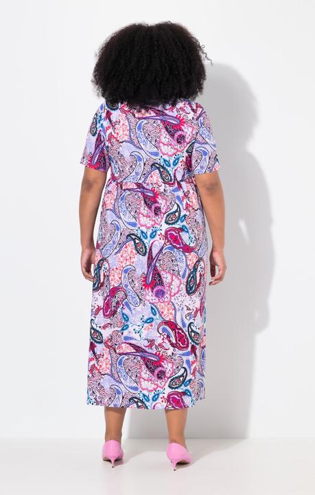 Produktbild Ulla Popken Maxikleid, A-Linie, Carree-Ausschnitt, Halbarm, Taschen (62)