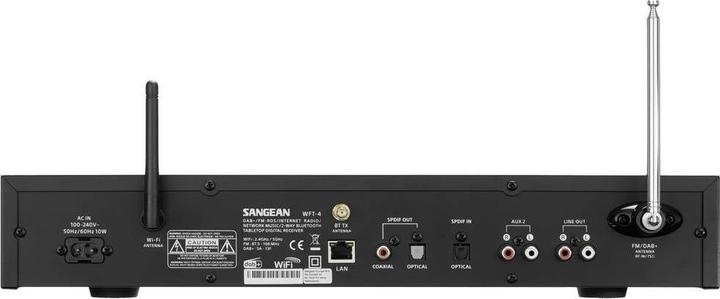 Image du produit Sangean WFT-4 (DAB+ DAB, FM, Bluetooth, WiFi)