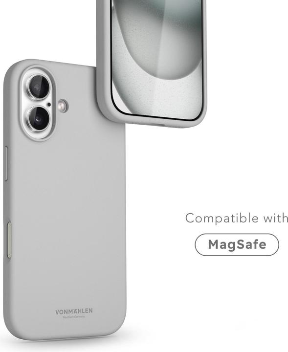 Immagine prodotto Vonmählen Custodia in silicone morbido per iPhone 16 (Apple iPhone 16)