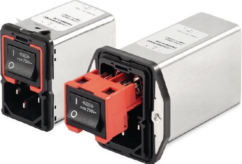 Immagine prodotto Schaffner EMV Spina per elettrodomestici con filtro, 10A, 250VAC
