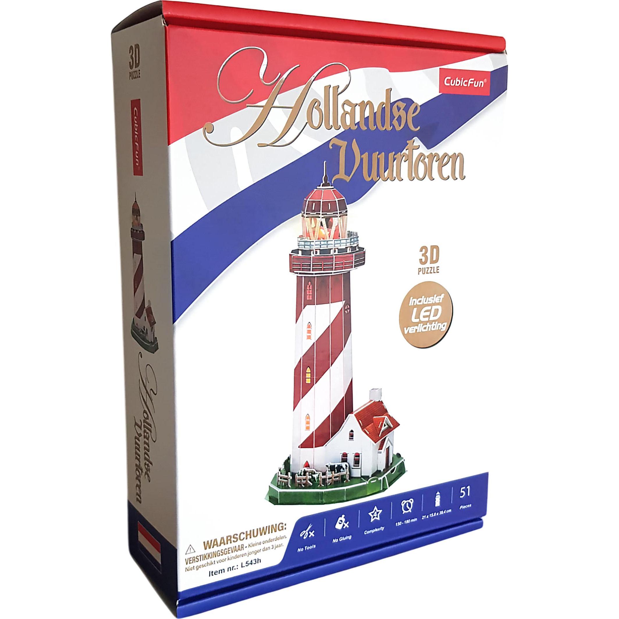 Thumbnail - Cubicfun Cubic Fun 3d Puzzel Leuchtturm LED
