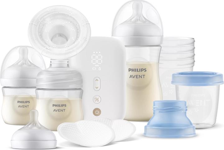 Actual product image Philips Avent Single Electric breast pump SCD330/31 Set regalo