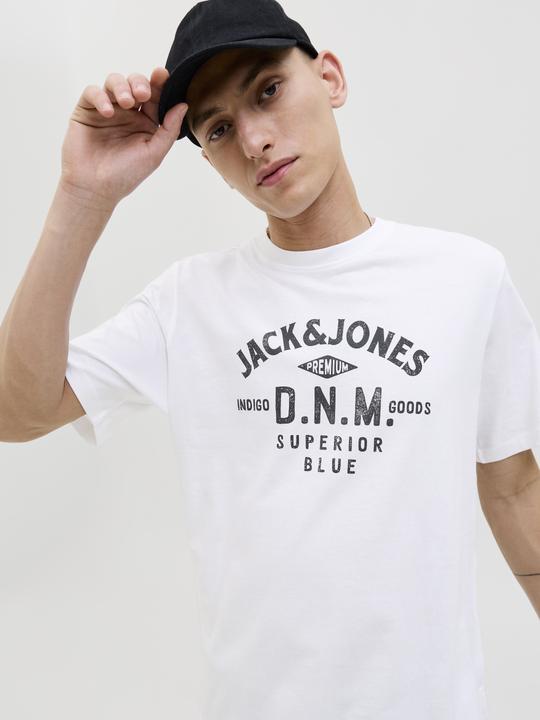 Produktbild Jack & Jones Gedruckt Rundhalsausschnitt T-shirt T-shirt (XXL)