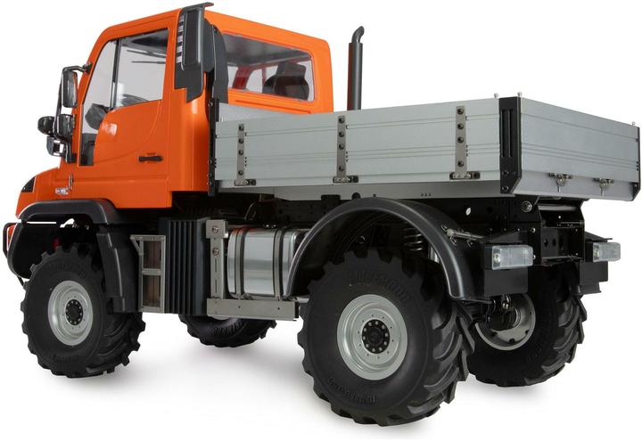 Immagine prodotto Amewi Mercedes-Benz Unimog, trasportatore di attrezzi 4WD (RTR pronto all'uso)