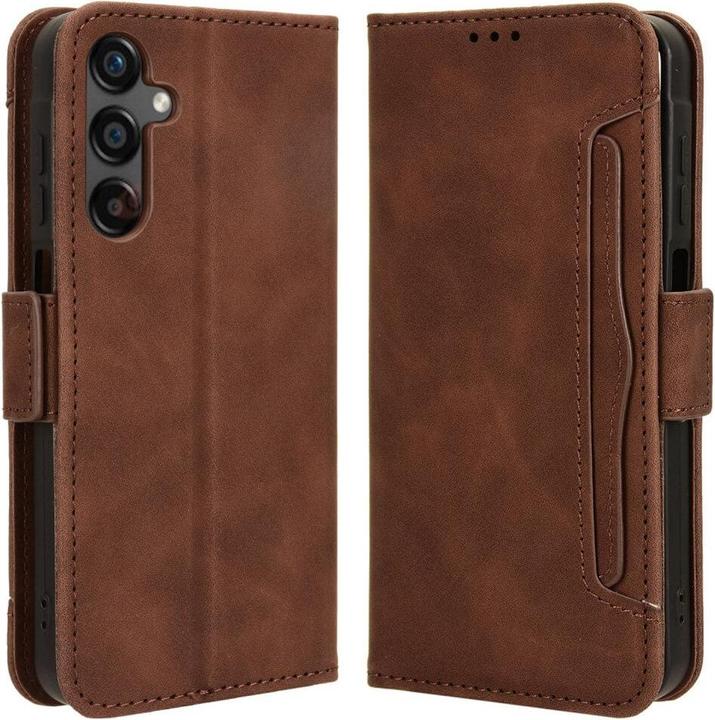 Actual product image Cover-Discount Galaxy A25 5G - Case with many card slots brown (Samsung Galaxy A25 5G)
