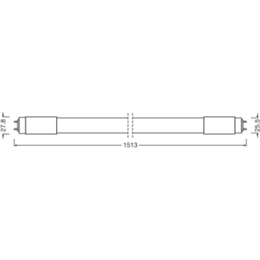 Thumbnail - Ledvance, Leuchtmittel, Ledtube T8 Hf P (G13, 20 W, 3100 lm, 1 x, D)