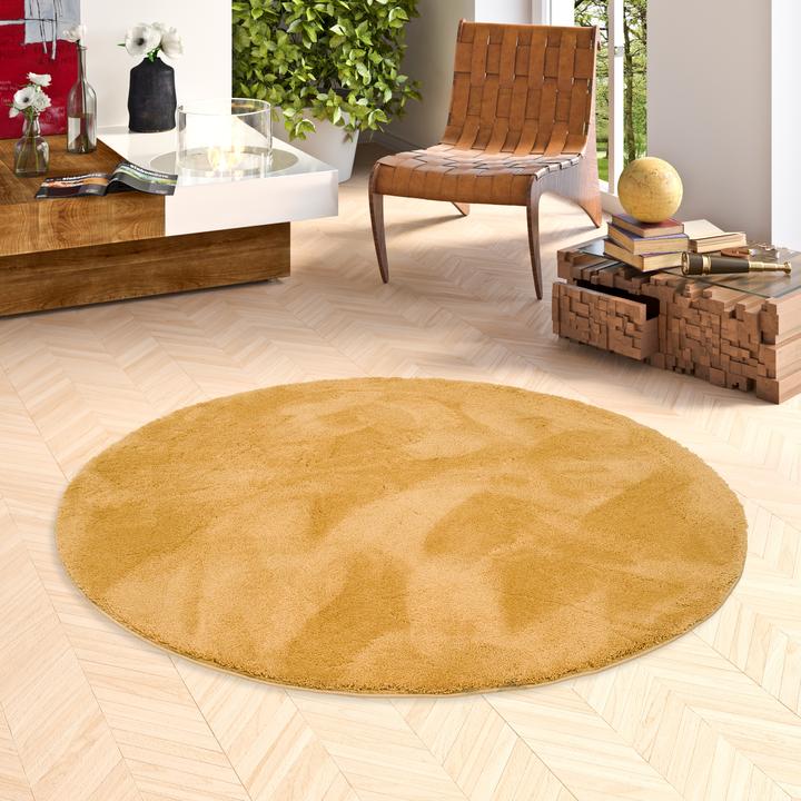 Immagine prodotto Pergamon Luxus Super Soft Hochflor Langflor Teppich Silky Rund (160 x 160 cm)