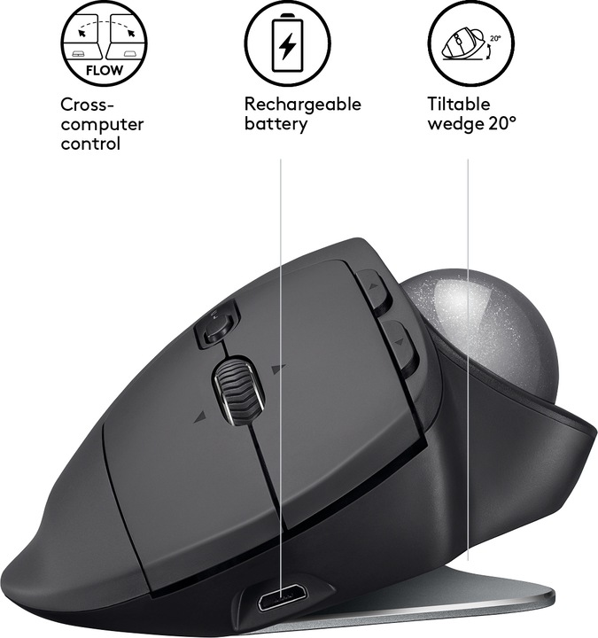 Actual product image Logitech MX Ergo (Wireless)