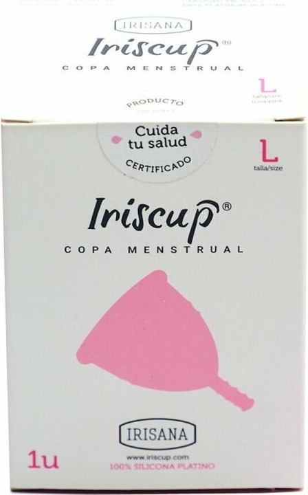 Actual product image Irisana Iriscup Menstrukatsse Big Pink (L)